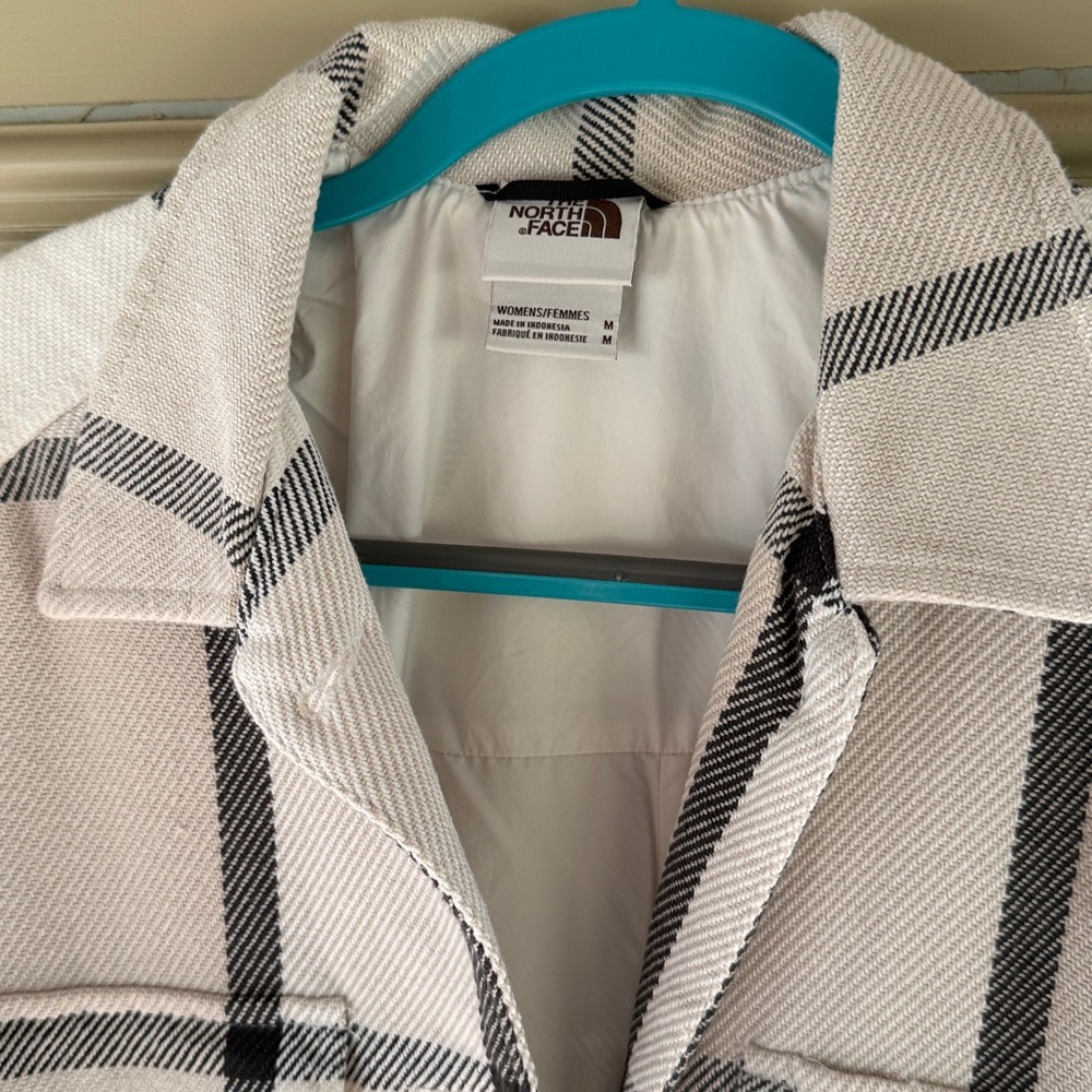 The North Face Black and White Checkered Jacket